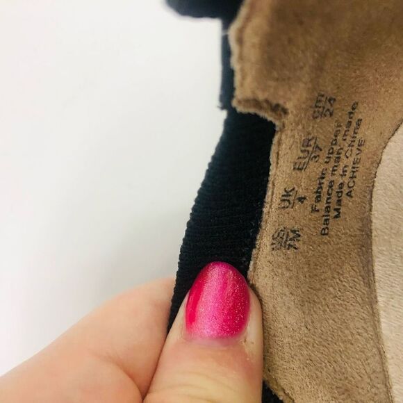 lifeStride achieve women's shoe black, size 7.0 zip front - Picture 4 of 8